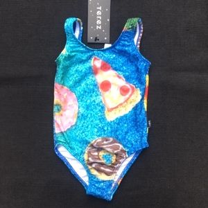 Zara Terez Pizza, Donut print girls swimsuit